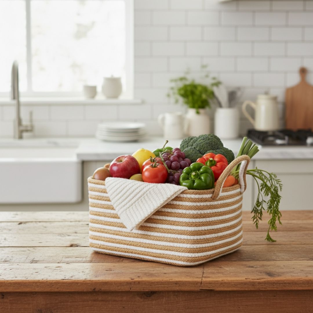 Stylish Sustainable Baskets for Home Organization